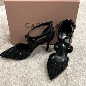 Black Carvela Glitter Heels